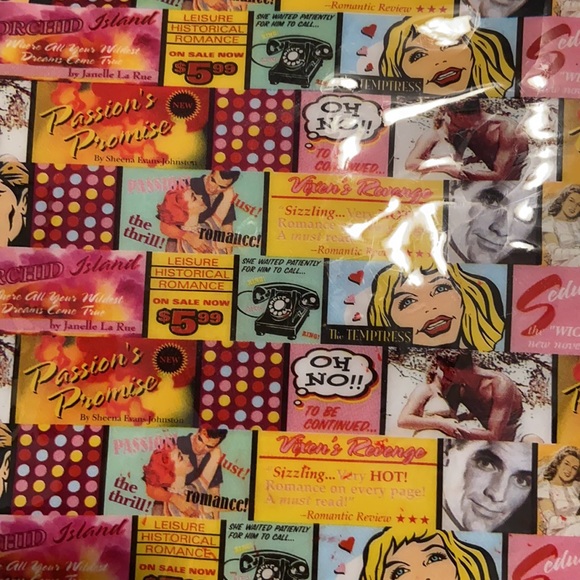 NWT Vintage Relic Collage Jelly Tote Bag Y2K Retro Comic Strip pin up vibes - Picture 11 of 15